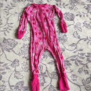Little Sleepies Pink XOXO 12-18 months Zippy